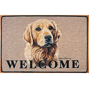 Otter House - Fu&szlig;matte Golden Retriever Welcome
