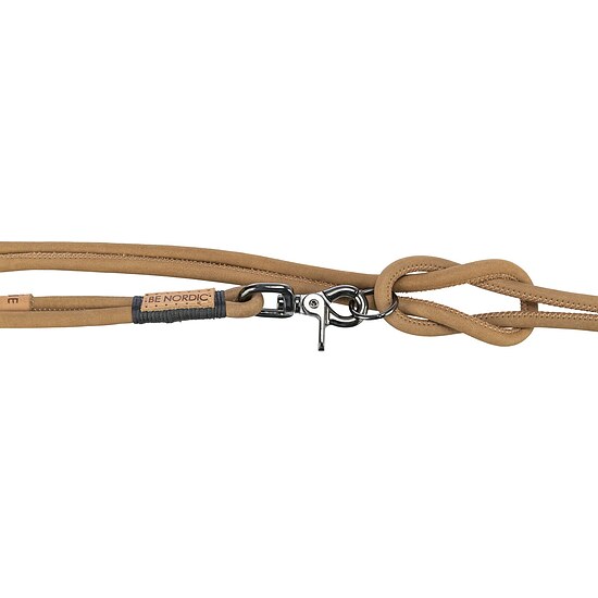 Bild 2 - BE NORDIC Verlängerungsleine Leder braun 2m