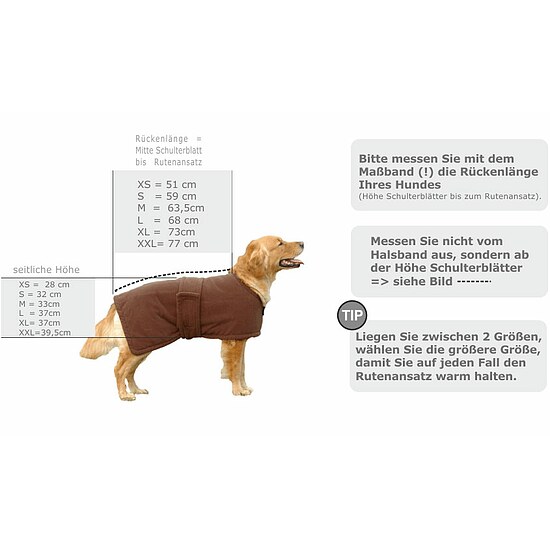 Bild 3 - Hundemantel Dryup Cape braun