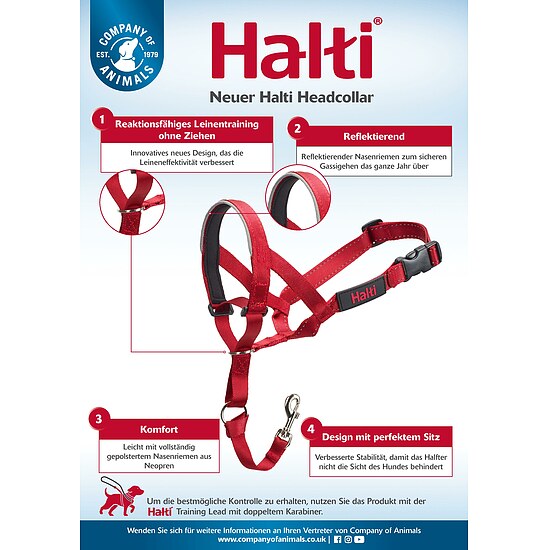 Bild 2 - Dr. Mugford Halti Headcollar schwarz
