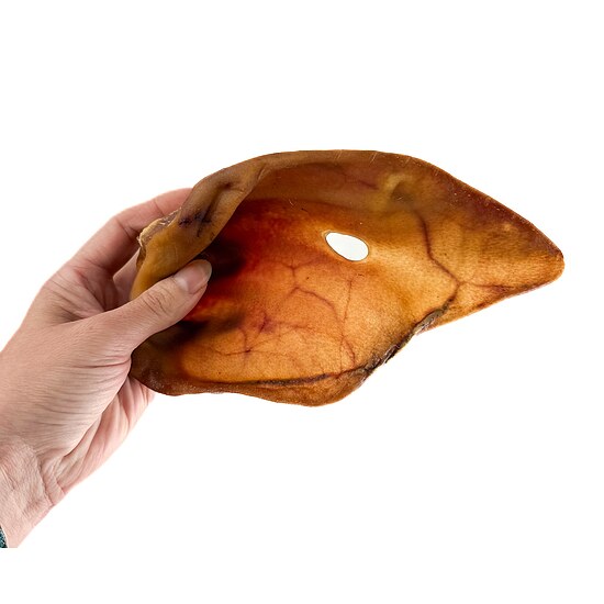 Bild 2 - Schweineohr getrocknet Premium � Nat�rlicher Hundekauartikel, 100 % Schwein, 16�18,5 cm