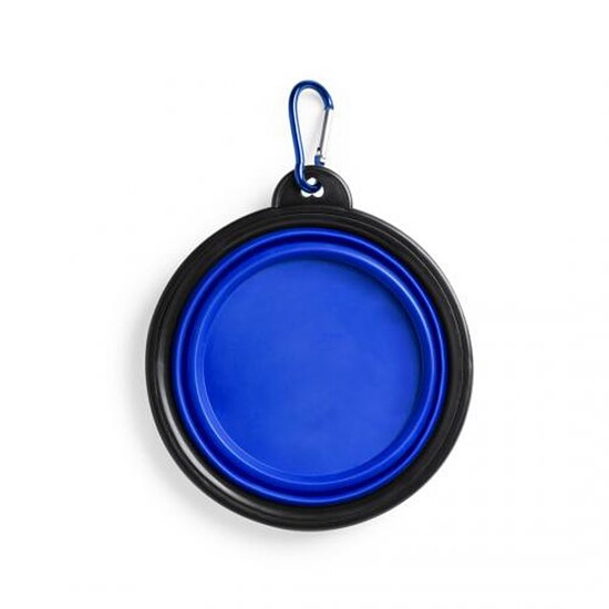 Bild 2 - Reisenapf Silikon faltbar mit festem Rand 350 ml blau