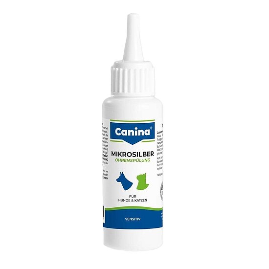 Bild 1 - Canina Mikrosilber Ohrenspülung 100 ml für Hund & Katze