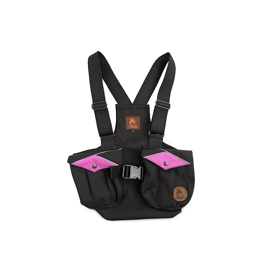 Bild 1 - Firedog Kinder Dummyweste Trainer schwarz/pink Gr��e: 140-146