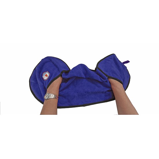 Bild 1 - Hundehandtuch Wipy Towel oval cobalt blue