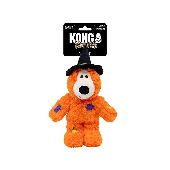 Bild 1 - KONG Halloween Wild Knots Witch Bear S Orange