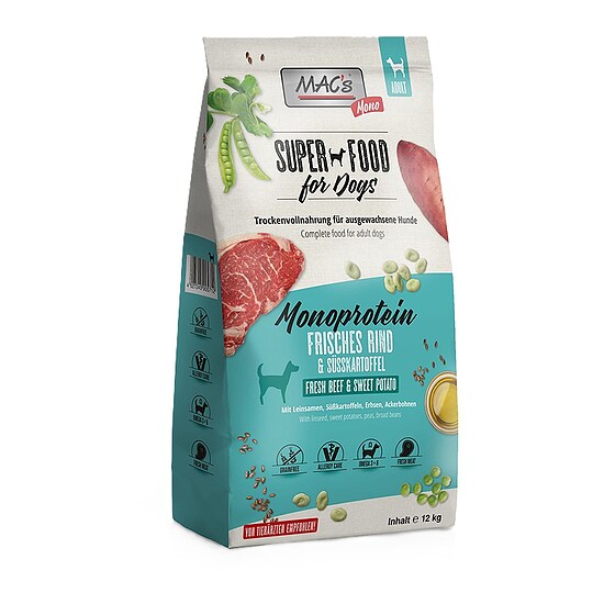 Bild 1 - MAC's Hundefutter Mono frisches Rind 12kg