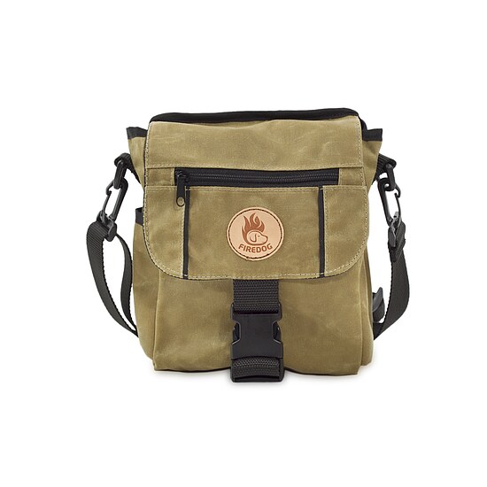 Bild 1 - Firedog Dummytasche Mini DeLuxe Waxed Cotton khaki hell
