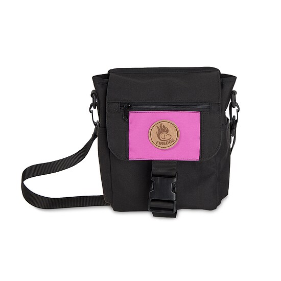Bild 1 - Firedog Dummytasche Mini DeLuxe schwarz/pink