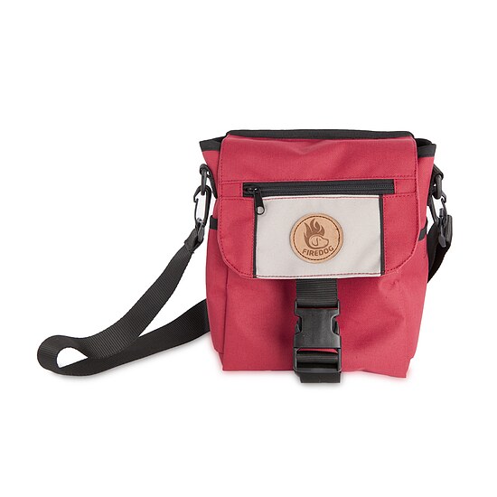 Bild 1 - Firedog Dummytasche Mini DeLuxe weinrot/beige