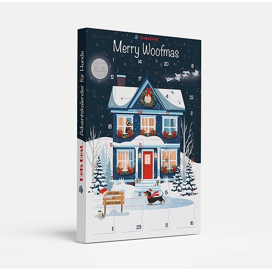 Bild 1 - Adventskalender für Hunde Santa’s Moonlight Skates