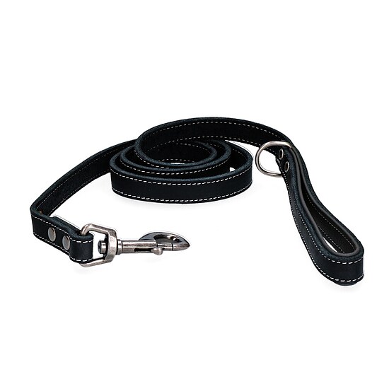 Bild 1 - Spotted! Pro Fettleder F�hrleine schwarz 130cm