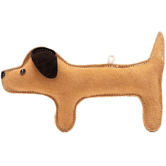 Bild 1 - Wooffee Hundespielzeug Leder Dachshund Dackel