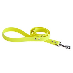 Biothane Hundeleine 13 mm mit HS und D-Ring neongelb