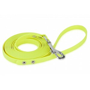 Biothane Hundeleine 13 mm mit HS neongelb