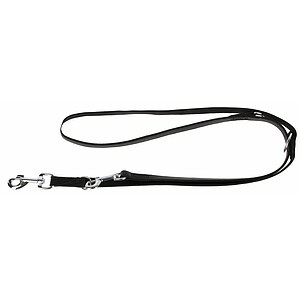 Leder F�hrleine Vegas, 18mm/200cm, schwarz