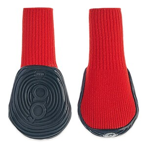Goo-eez Dog Boots Ultras Pfotenschuhe rot/schwarz 2er-Pack