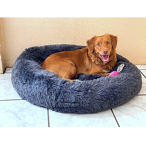 Hundebett Kuschelnest Fuffi anthrazit 65 cm