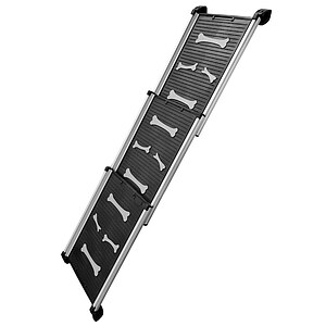 Hunderampe Teleskop Alu De Luxe 70 - 160 cm
