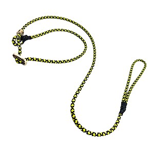 Moxonleine 6 mm mit Zugbegrenzung snake schwarz/gelb