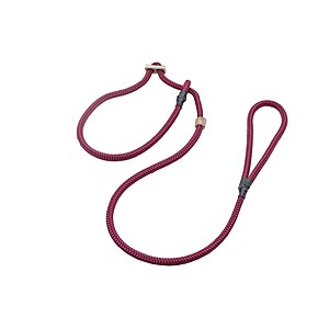 Moxonleine 10 mm mit Zugbegrenzung bordeaux