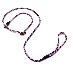Moxonleine 6 mm mit Zugbegrenzung snake rosa/marineblau