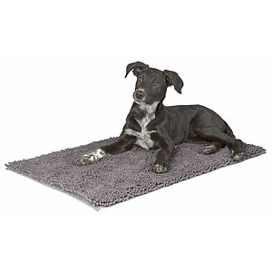 Schmutzfangmatte Hundematte grau 80 x 50 cm