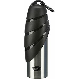 Trixie Trinkflasche Edelstahl mit Trinknapf 750ml