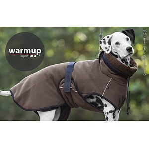 Hundemantel Warmup Wendecape Pro mocca